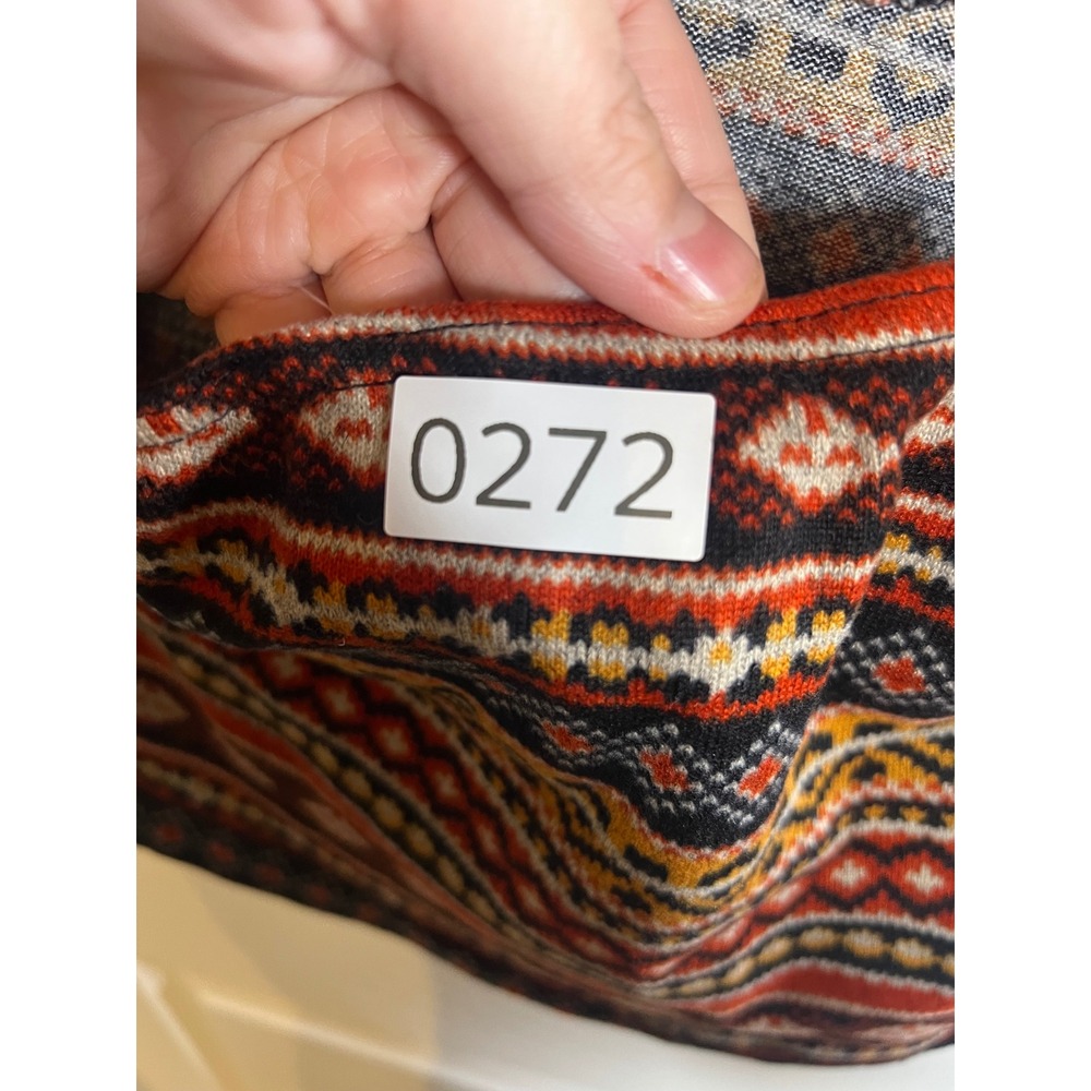 Romwe Womens Halter Top Fair Isle Geometric Knit Multicolor Size M - Picture 5 of 5